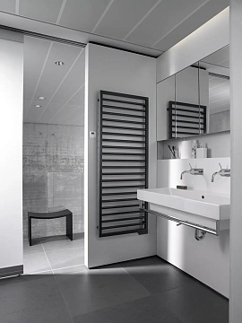 Полотенцесушитель электрический Zehnder Subway 130х45 черный  - фото 2