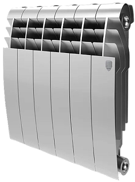 Радиатор Royal Thermo BiLiner 350 /Silver Satin - 6 секц. 