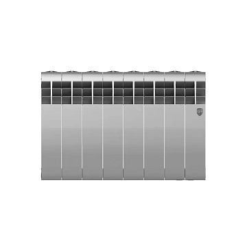 Радиатор Royal Thermo BiLiner 350 /Silver Satin - 8 секц.  - фото 2