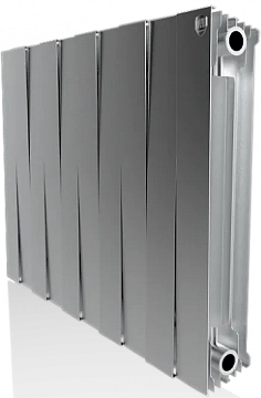 Радиатор Royal Thermo PianoForte 500 Silver Satin - 10 секц. 