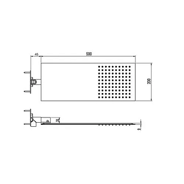 Верхний душ RGW Shower Panels SP-63  - фото 3