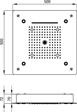 Верхний душ RGW Shower Panels SP-73  - фото 4
