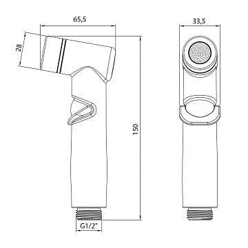 Гигиенический душ Lemark LM8088GM  - фото 2