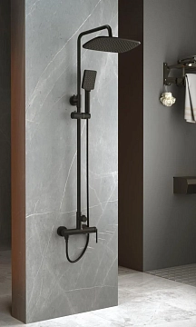 Душевая стойка BelBagno Acqua ACQUA-DOCM-NERO  - фото 2