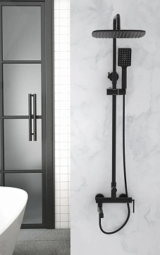 Душевая стойка BelBagno Acqua ACQUA-VSCM-NERO  - фото 2