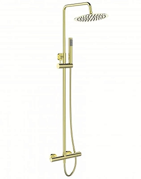 Душевая стойка BelBagno Uno UNO-DOCM-ORO 