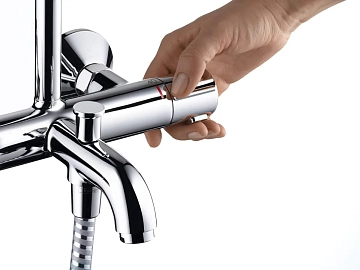 Душевая стойка Hansgrohe Vernis Shape 26284000  - фото 5