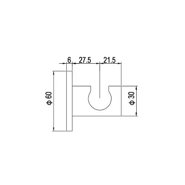 Настенный держатель RGW Shower Panels SP-185  - фото 2