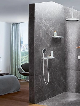 Шланговое подключение Hansgrohe Rainfinity 26843700 держатель для душа  - фото 2