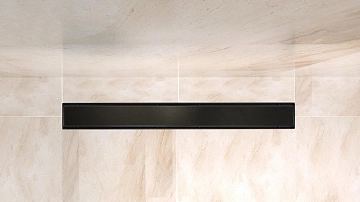 Душевой лоток BelBagno Luce BB-LD-LUCE-90-NERO с решеткой 90 см  - фото 2
