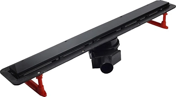 Душевой лоток Pestan Confluo Frameless Line 650 черный матовый 