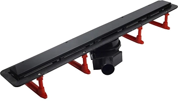 Душевой лоток Pestan Confluo Frameless Line 750 black glass 
