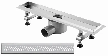Душевой лоток RGW Shower Drain SDR-01-E1 21210180-01 с решеткой 