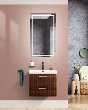 Тумба под раковину BelBagno Due 60 подвесная, Noce  - фото 5