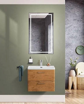 Тумба под раковину BelBagno Due 60 подвесная, Rovere Nature  - фото 3