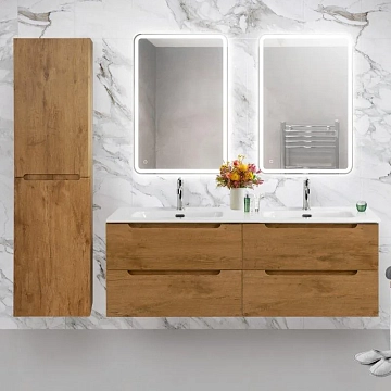 Тумба под раковину BelBagno Etna 120 подвесная, Rovere Nature, 4 ящика  - фото 3