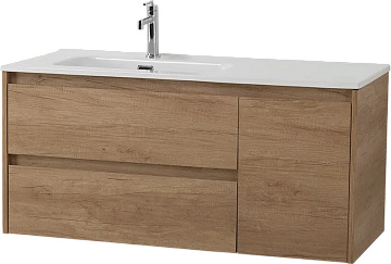 Тумба под раковину BelBagno Kraft 100 L подвесная, Rovere Nebrasca Nature  - фото 3
