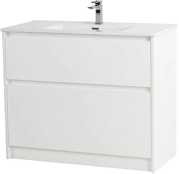Тумба под раковину BelBagno Kraft 100 напольная, Bianco Opaco  - фото 4