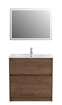 Тумба под раковину BelBagno Kraft 100 напольная, rovere tabacco  - фото 5