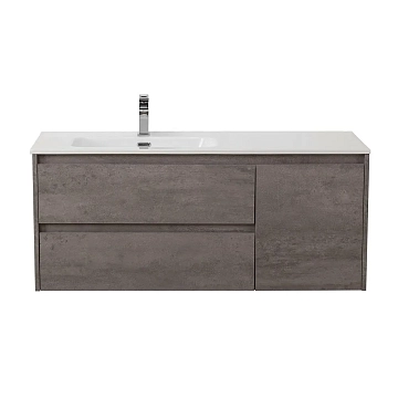 Тумба под раковину BelBagno Kraft 120 L подвесная, Cemento Grigio 