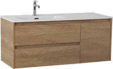 Тумба под раковину BelBagno Kraft 120 L подвесная, Rovere Nebrasca Nature  - фото 3