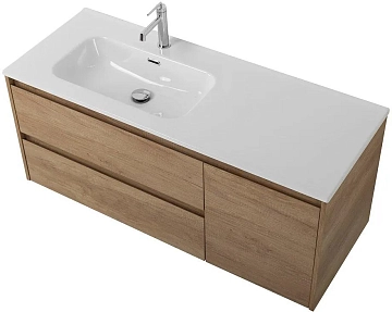 Тумба под раковину BelBagno Kraft 120 L подвесная, Rovere Nebrasca Nature  - фото 4