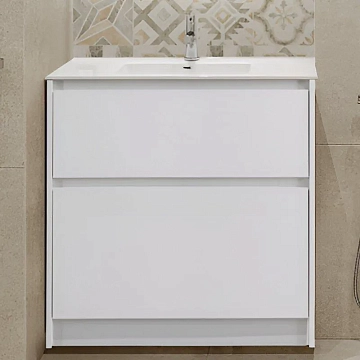 Тумба под раковину BelBagno Kraft 39 80 напольная, Bianco Opaco  - фото 2