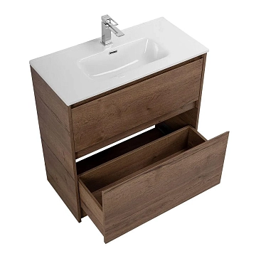 Тумба под раковину BelBagno Kraft 39 80 напольная, rovere tabacco  - фото 4