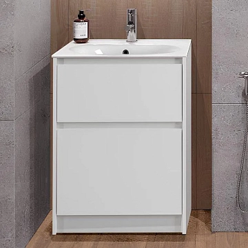 Тумба под раковину BelBagno Kraft 60 напольная, Bianco Opaco  - фото 2