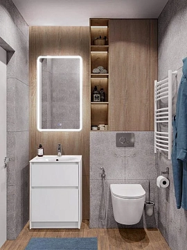 Тумба под раковину BelBagno Kraft 60 напольная, Bianco Opaco  - фото 3