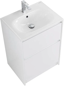 Тумба под раковину BelBagno Kraft 60 напольная, Bianco Opaco  - фото 5