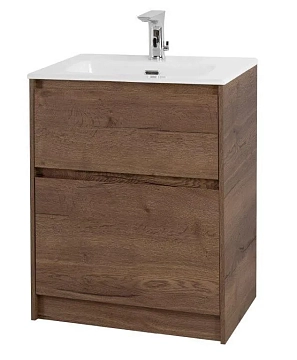 Тумба под раковину BelBagno Kraft 60 напольная, rovere tabacco  - фото 3