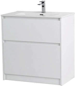 Тумба под раковину BelBagno Kraft 80 напольная, Bianco Opaco  - фото 4