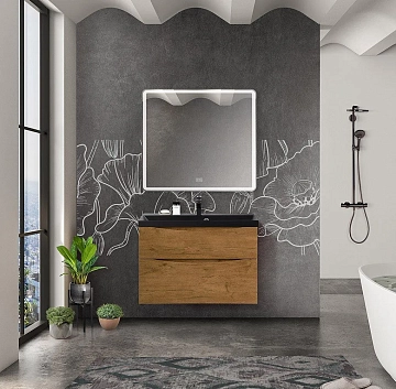 Тумба под раковину BelBagno Marino-H60 90 подвесная, Rovere Nature  - фото 2