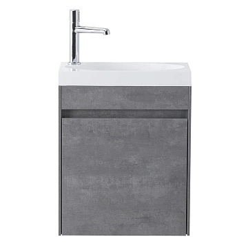 Тумба под раковину BelBagno Pietra Mini 46 L подвесная, stucco cemento 