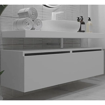 Тумба Armadi Art Flat 120 белая 