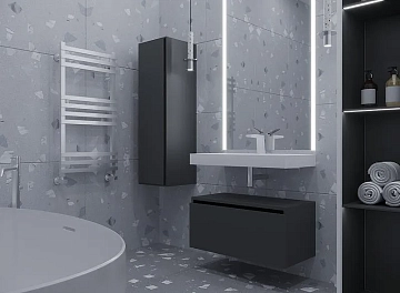 Тумба Armadi Art Flat 60 антрацит матовый  - фото 4