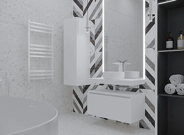 Тумба Armadi Art Flat 60 белая  - фото 3