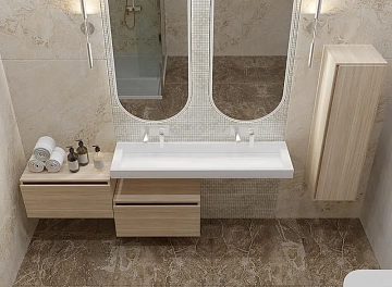 Тумба Armadi Art Flat 60 дуб светлый  - фото 2