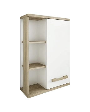 Шкаф Sanflor Ингрид 50 белый матовый/швейцарский вяз 