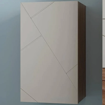 Шкаф Бриклаер Кристалл 35.2x60 латте/дуб крафт табачный 