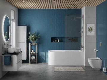 Акриловая ванна BelBagno BB712-1700-730-L 170x75  - фото 5