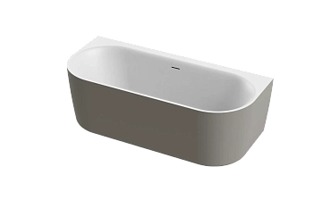 Акриловая ванна Cezares Metauro METAURO-INT-Wall-180-80-60-G-W-MATT 180x80 