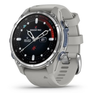 Умные часы Garmin Descent Mk3 - 43mm Stainless steel with Fog Grey silicone band (010-02753-04) Умные часы Garmin Descent Mk3 - 43mm Stainless steel with Fog Grey silicone band (010-02753-04)