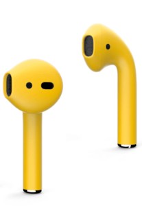 Наушники Apple Airpods 2 Color (Желтый матовый) Наушники Apple Airpods 2 Color (Желтый матовый)