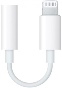 Адаптер Apple Lightning - mini jack 3.5 (MMX62ZM/A), белый Адаптер Apple Lightning - mini jack 3.5 (MMX62ZM/A), белый