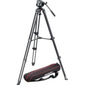 Штатив Manfrotto MVK500AM штатив алюм. MVT502AM + голова MVH500A видео 3/154/72/4,5/5 (сек/выс/слож/вес/нагр) черный Штатив Manfrotto MVK500AM штатив алюм. MVT502AM + голова MVH500A видео 3/154/72/4,5/5 (сек/выс/слож/вес/нагр) черный