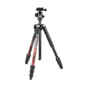Штатив Manfrotto MKELMII4RD-BH Штатив Element II с головой, алюм., 4 секции, красный Штатив Manfrotto MKELMII4RD-BH Штатив Element II с головой, алюм., 4 секции, красный