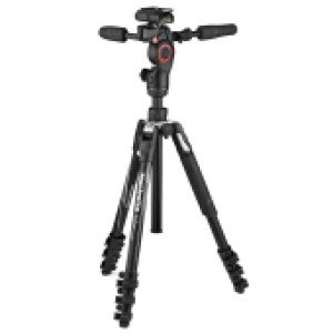 Штатив Manfrotto MKBFRLA4BK-3W Штатив Befree с головой 3-Way Live, алюм., черный, клипсы