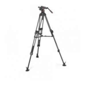Видеоштатив Manfrotto MVK612TWINFA (штатив MVTTWINFA + голова MVH612AH) алюминиевый Видеоштатив Manfrotto MVK612TWINFA (штатив MVTTWINFA + голова MVH612AH) алюминиевый